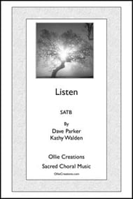 Listen SATB choral sheet music cover Thumbnail